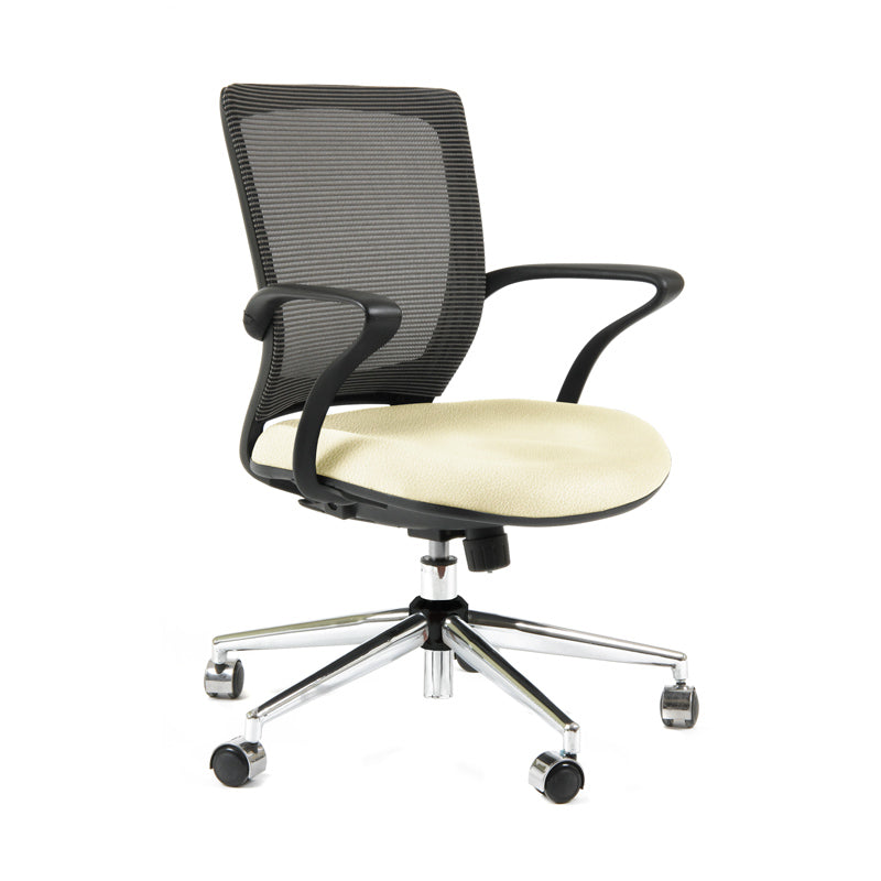 Silla TURIN Basic Marco negro Base Cromada